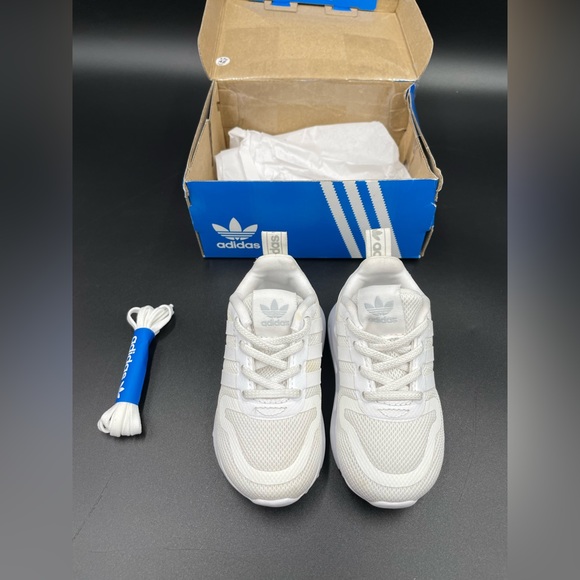 Adidas white infant 4 originals Multix running shoes - Picture 1 of 9
